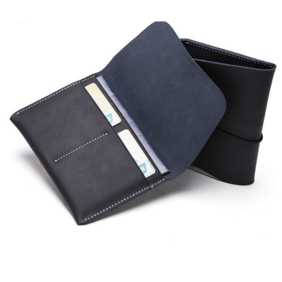 Genuine Leather Passport Holder Protector Wallet Business Card Soft Passport Cover